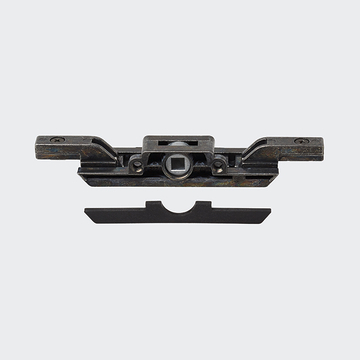 Crémone de verrouillage encastrée avec ou sans anti-fausse manœuvre, axe 43 mm + adaptateur AS60, 28790300, 28790400