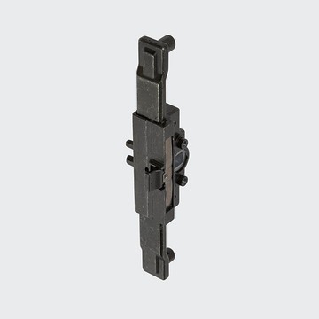 Crémone de verrouillage encastrée pour poignée à ficher, axe 23 mm, 25313600