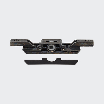 Crémone de verrouillage encastrée avec ou sans anti-fausse manœuvre, axe 43 mm + adaptateur AS60, 28790300, 28790400 