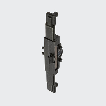 Crémone de verrouillage encastrée pour poignée à ficher, axe 23 mm, 25313600 