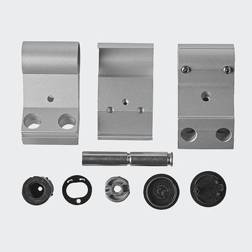 Paumelle de porte 2 bras 