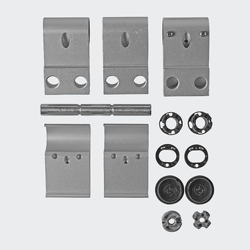 Paumelle de porte 3 bras 