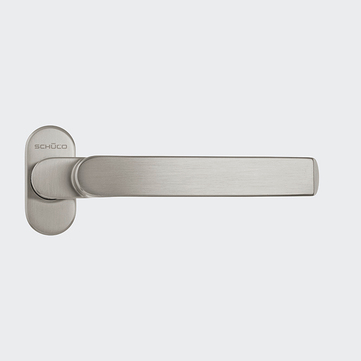 Poignée de porte en Design ou en L, 279640 Inox | Coudée