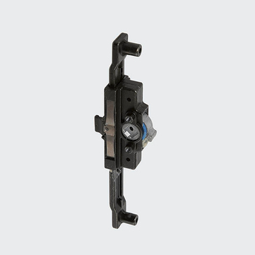Crémone de verrouillage encastrée pour poignée à ficher, axe 23 mm, 25313600 