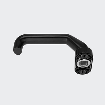 Poignée de porte Design, 210752 Noir (RAL 9005)