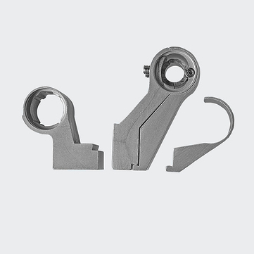 Paumelle de porte 2 bras 