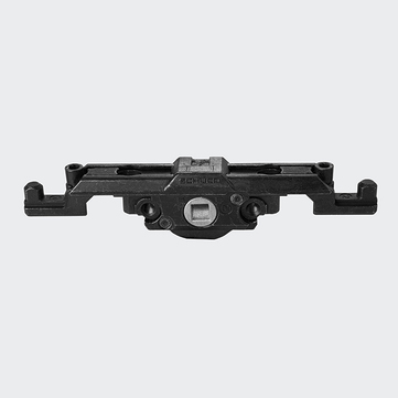 Crémone de verrouillage encastrée avec/sans anti-fausse manœuvre, axe 43 mm, 28726800, 28726900, 28727200, 28727300 