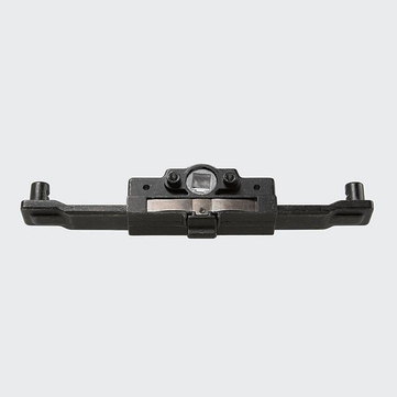 Crémone de verrouillage encastrée pour poignée à ficher, axe 23 mm, 25313600 