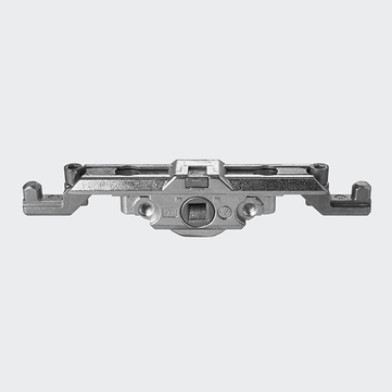 Crémone de verrouillage encastrée avec/sans anti-fausse manœuvre, axe 43 mm, 28726800, 28726900, 28727200, 28727300 