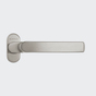 Poignée de porte en Design ou en L, 279640 Inox | Coudée