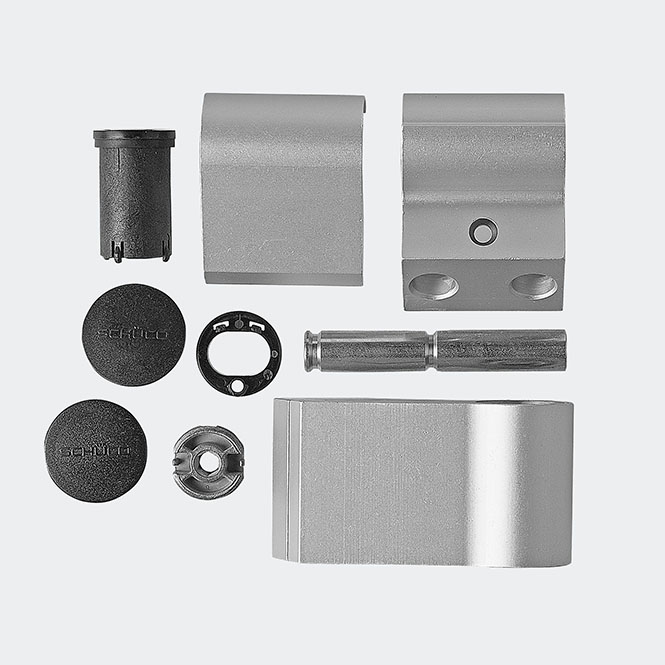 Paumelle de porte 2 bras 