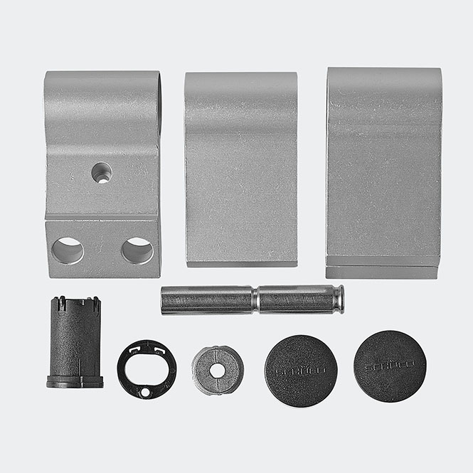 Paumelle de porte 2 bras 