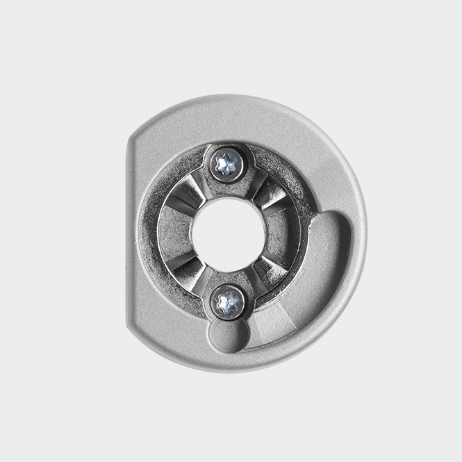 Rosette poignée à ficher - verrouillable - commande inversée - anti-bactérienne 