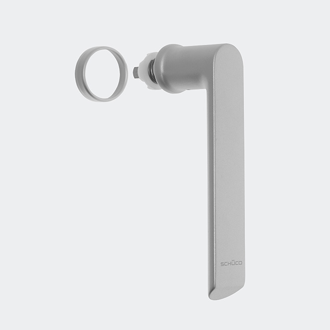 Poignée de fenêtre Argenté