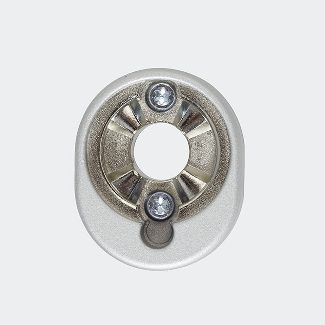 Rosette poignée à ficher - verrouillable 