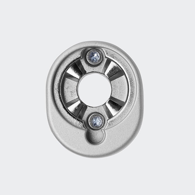 Rosette poignée à ficher - verrouillable - anti-bactérienne 