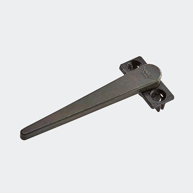 Levier de crémone court non clipsable 