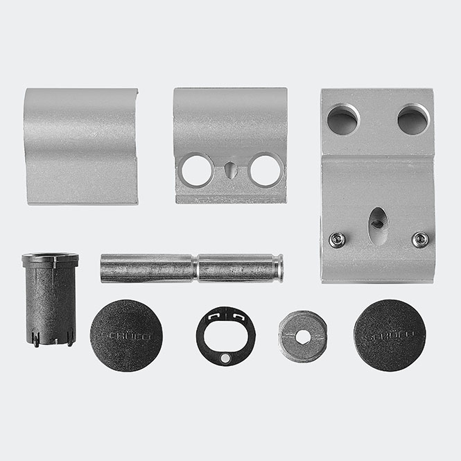 Paumelle de porte 2 bras 