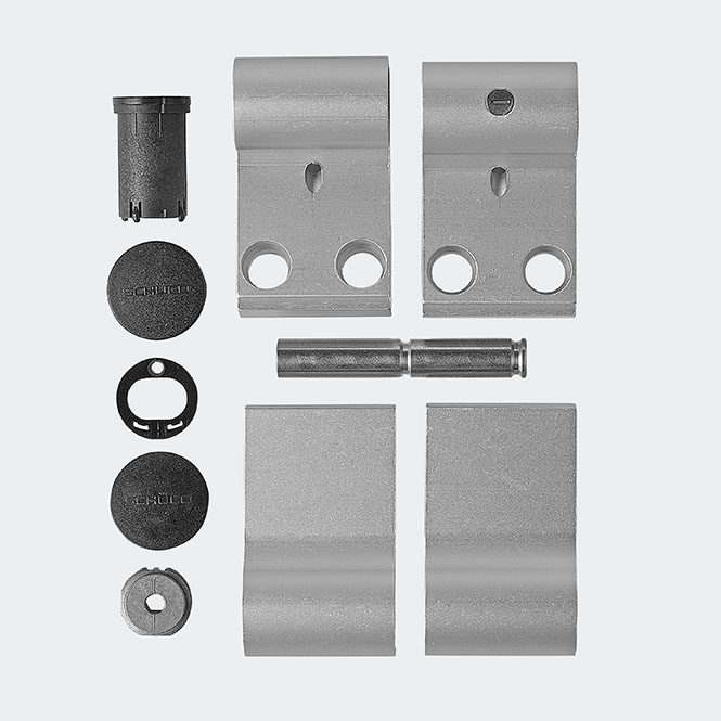 Paumelle de porte 2 bras 