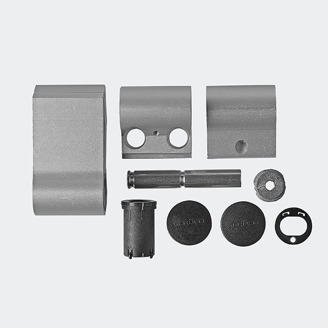 Paumelle de porte 2 bras 