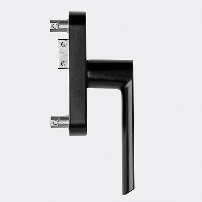 Poignée simple à tourner pour coulissant 