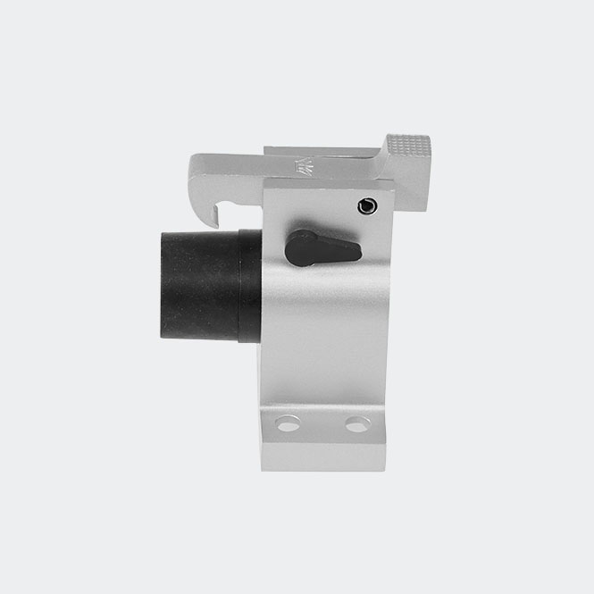 Butée de porte avec cran de blocage 