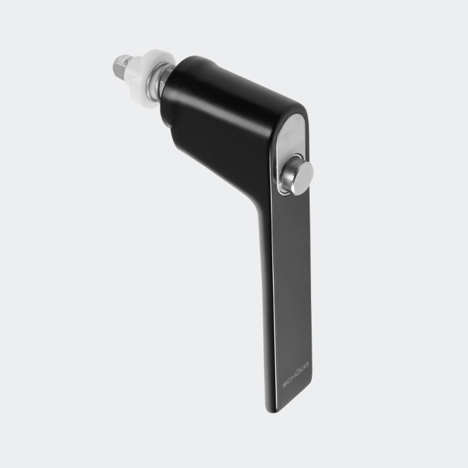 Poignée de fenêtre à ficher - bouton condamnation - retardement d'éffraction 