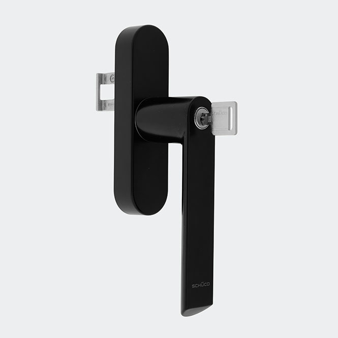 Poignée de fenêtre 1 fourche - verrouillable, 269513, 269514, 269515, 269516 