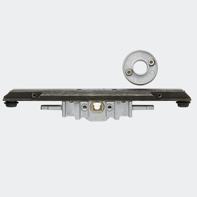 Crémone de verrouillage encastrée 23 mm 