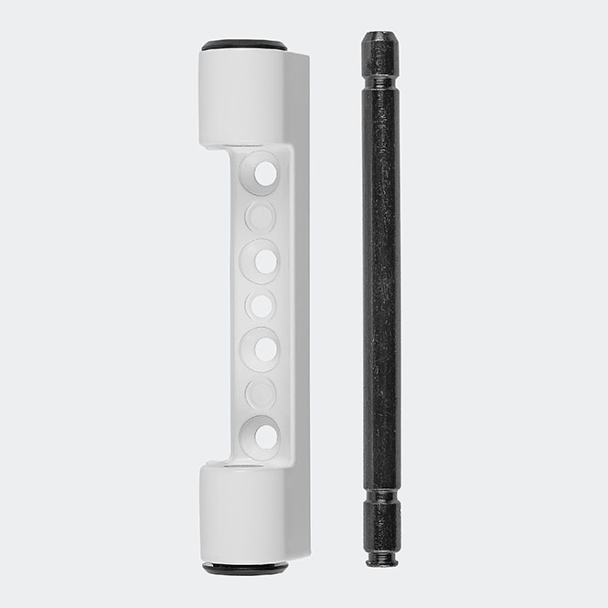 Paumelle dormant avec axe de paumelle 