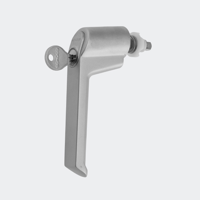 Poignée de fenêtre à ficher - verrouillable - commande inversée, 234039, 234041 