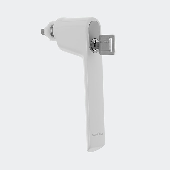 Poignée de fenêtre à ficher - verrouillable - commande inversée - retardement d'éffraction, 247656, 247657, 247658, 247659, 247660 