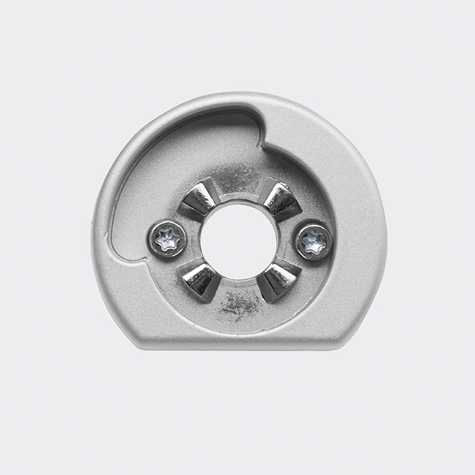 Rosette poignée à ficher - verrouillable - commande inversée - anti-bactérienne 