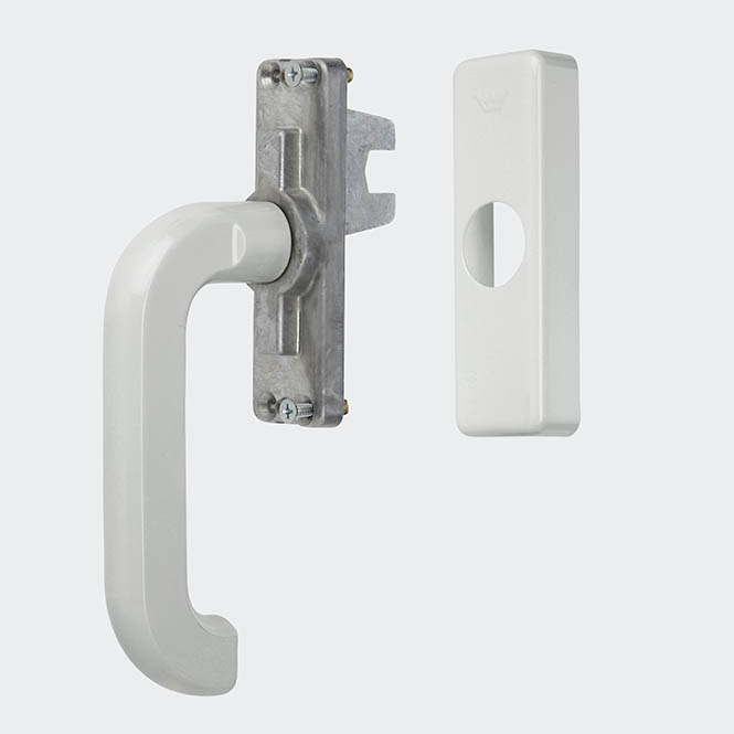 Poignée de fenêtre à fourche, 21455600 Blanc