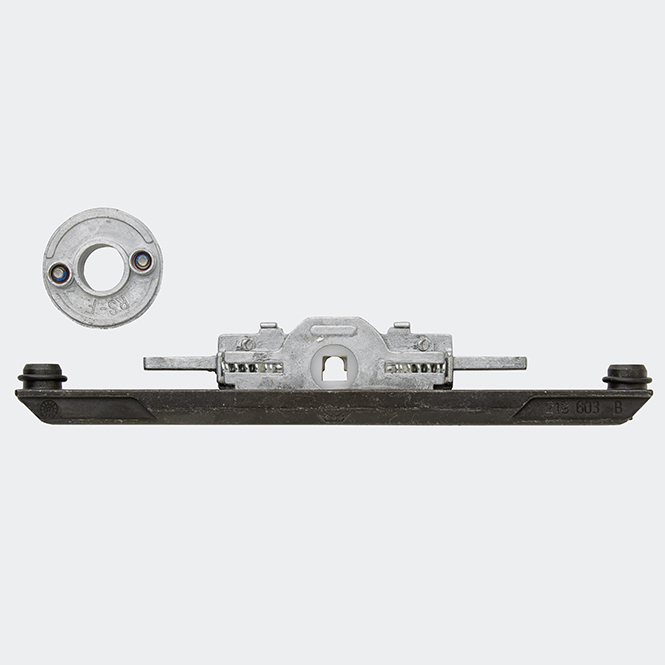 Crémone de verrouillage encastrée 23 mm 