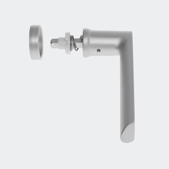 Poignée de fenêtre Argenté