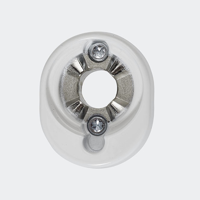 Rosette poignée à ficher - verrouillable 