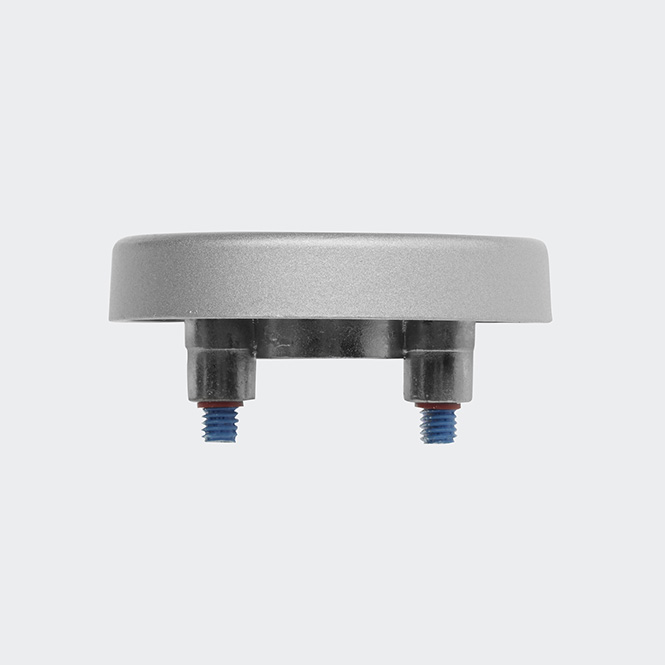 Rosette poignée à ficher - verrouillable - commande inversée - anti-bactérienne droit