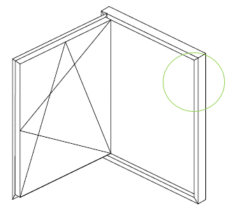 Gâche de verrouillage fenêtre gauche