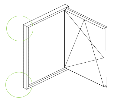 Gâche de verrouillage fenêtre, 275099 