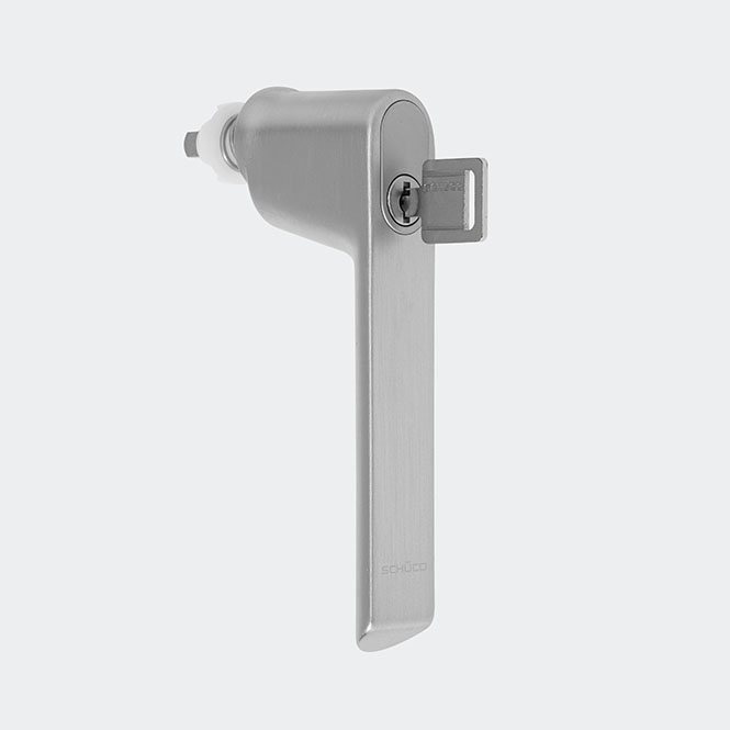 Poignée de fenêtre à ficher - verrouillable - retardement d'éffraction 