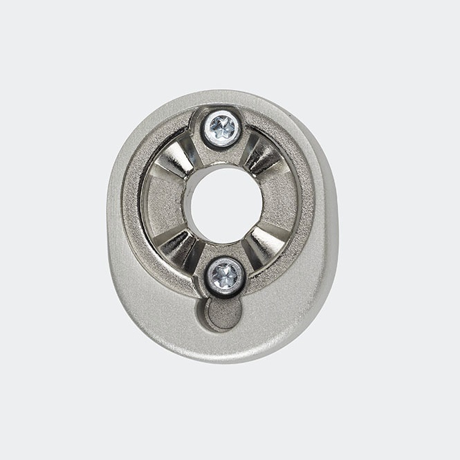 Rosette poignée à ficher - verrouillable 