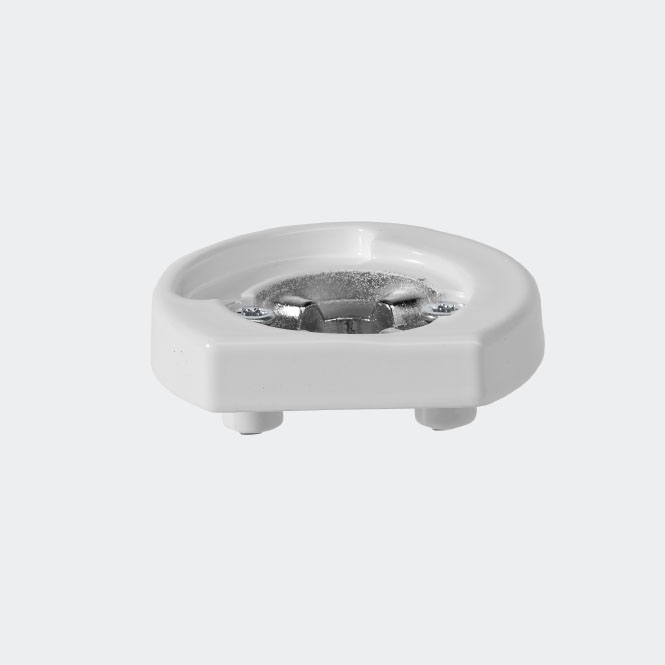 Rosette poignée à ficher - verrouillable - commande inversée 