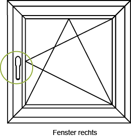 Poignée de fenêtre Corona AS 60 